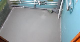 Наливной пол в туалете Климовск, цена от 876 руб.